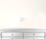 Set Of 3 White Wash Reclaimed Wood Chevron Arrow - Homeroots - Flyclothing LLC