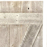 Set Of Two Rustic Weathered Grey Wood Decorative Window Shutters - Homeroots - Flyclothing LLC