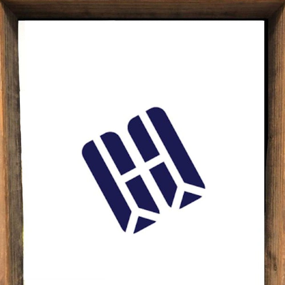 24" X 36" Gray Brown Rustic Solid Wood Hanging Or Tabletop Picture Frame - Homeroots - Flyclothing LLC