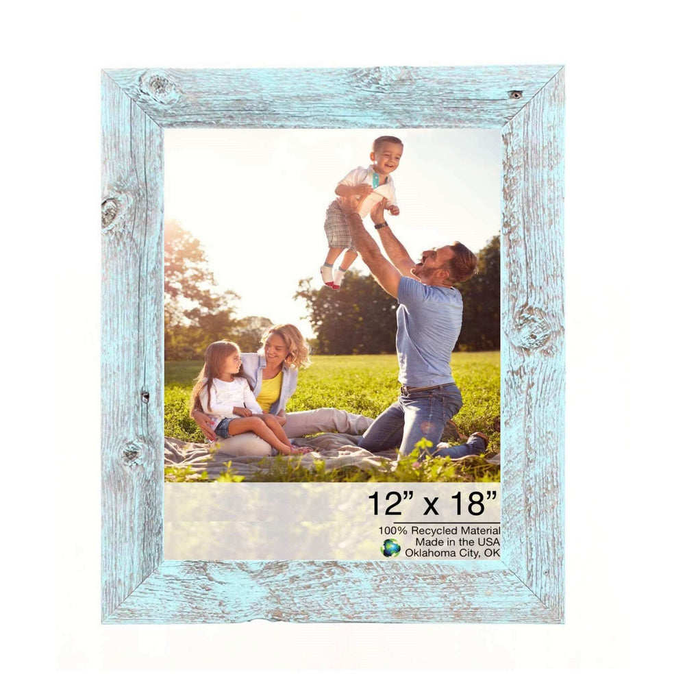 12X18 Rustic Blue Picture Frame - Homeroots - Flyclothing LLC