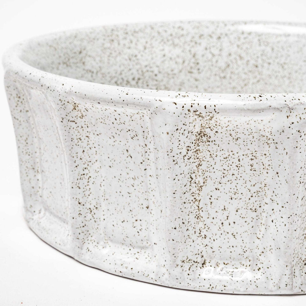 Small White Ceramic Bowl - Homeroots - Flyclothing LLC