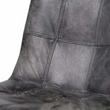 Black Upholstered Leather Dining Side Chair - Homeroots - Flyclothing LLC
