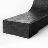 96" Natural And Black Solid Wood And Metal Trestle Base Dining Table - Homeroots - Flyclothing LLC