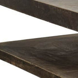 22" Brown Solid Wood Square End Table - Homeroots