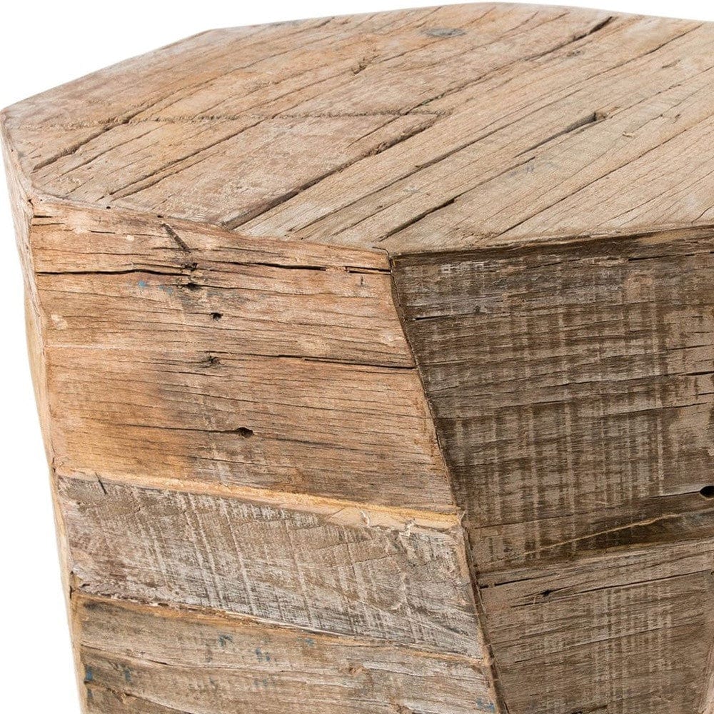 20" Brown Solid Wood End Table - Homeroots - Flyclothing LLC