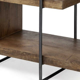 22" Brown Solid Wood Square End Table - Homeroots - Flyclothing LLC