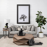 24" Brown Solid Wood Round End Table - Homeroots - Flyclothing LLC