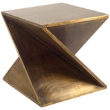 21" Brass End Table - Homeroots