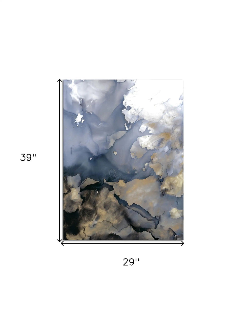 Wrapped Canvas p-Oxybis(benzenesulfonyl hydrazide) Wall Art - Homeroots - Flyclothing LLC