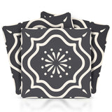 5" X 5" Burst Gray And White Peel And Stick Removable Tiles - Homeroots - Flyclothing LLC