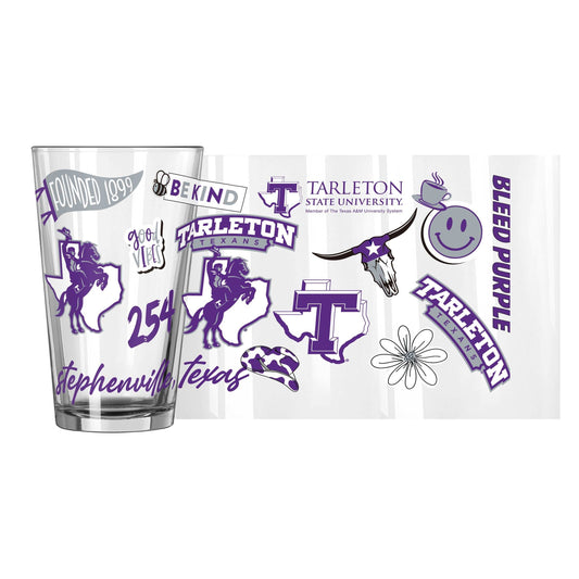 Tareleton State 16oz Native Pint Glass - Logo Brands - Flyclothing LLC