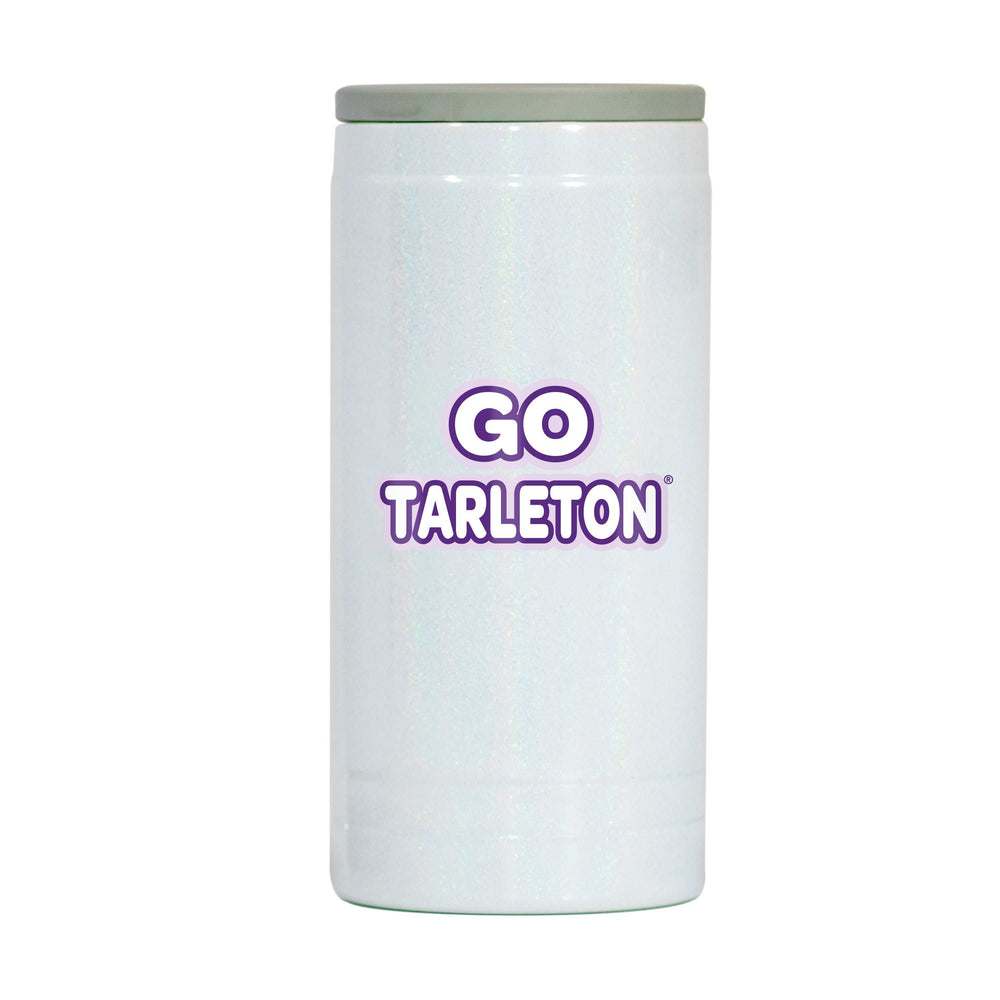 Tarleton State 12oz Bubble Iridescent Slim Coolie - Logo Brands - Flyclothing LLC