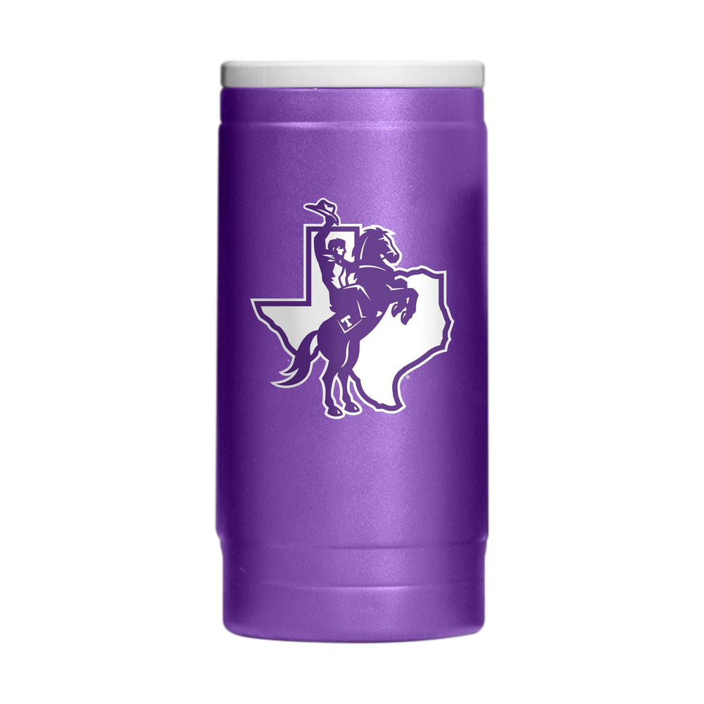 Tarleton State 12oz Flipside Powdercoat SlimCan Coolie - Logo Brands - Flyclothing LLC