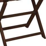 Earth Friendly Brown Folding Luggage Rack With Brown Straps - Homeroots - Flyclothing LLC