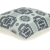 Gray Aztec Design Throw Pillow - Homeroots - Flyclothing LLC