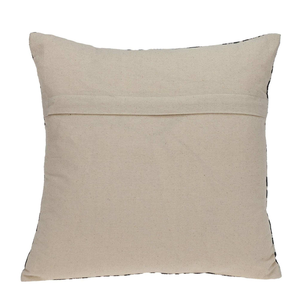 Black And White Abstract Velvet Throw Pillow - Homeroots - Flyclothing LLC