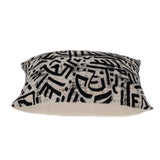 Black And White Abstract Velvet Throw Pillow - Homeroots - Flyclothing LLC