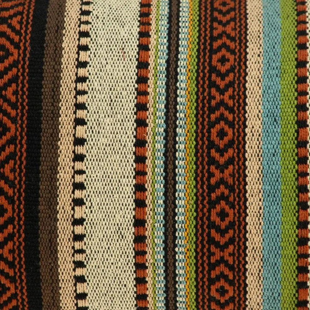 14" X 24" Brown and Beige Cotton Throw Pillow With Fringe - Homeroots - Flyclothing LLC