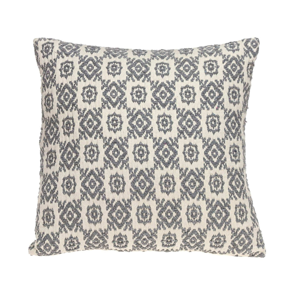 16" Gray Cotton Throw Pillow - Homeroots - Flyclothing LLC