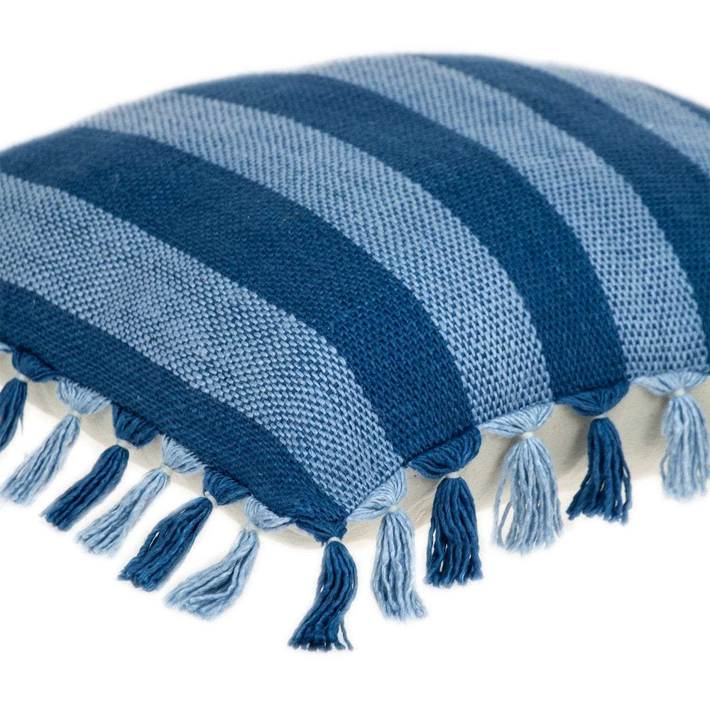 Rustic Bohemian Blue Throw Pillow - Homeroots - Flyclothing LLC