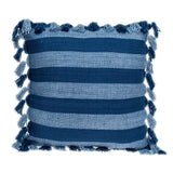 Rustic Bohemian Blue Throw Pillow - Homeroots - Flyclothing LLC