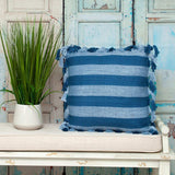 Rustic Bohemian Blue Throw Pillow - Homeroots - Flyclothing LLC