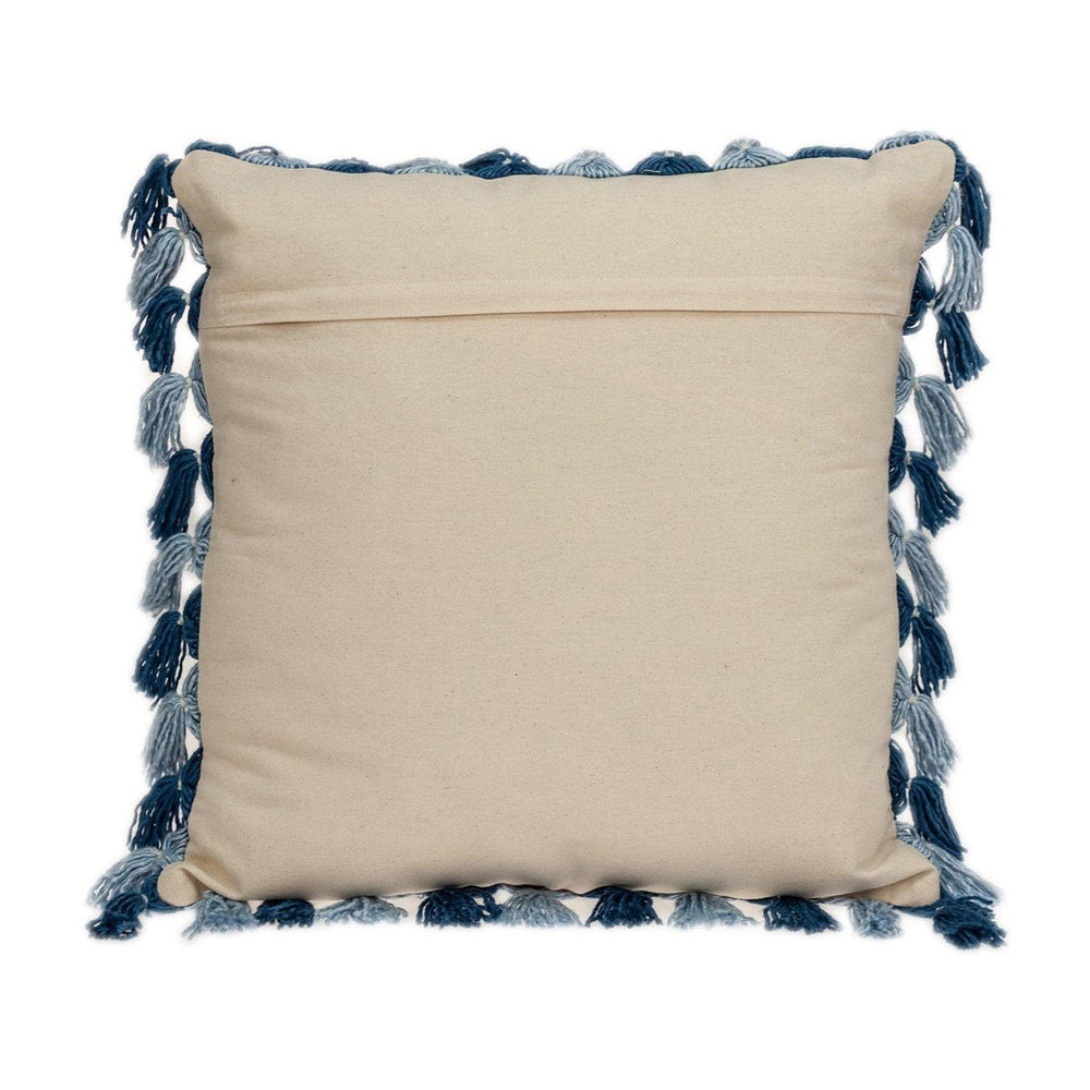 Rustic Bohemian Blue Throw Pillow - Homeroots - Flyclothing LLC