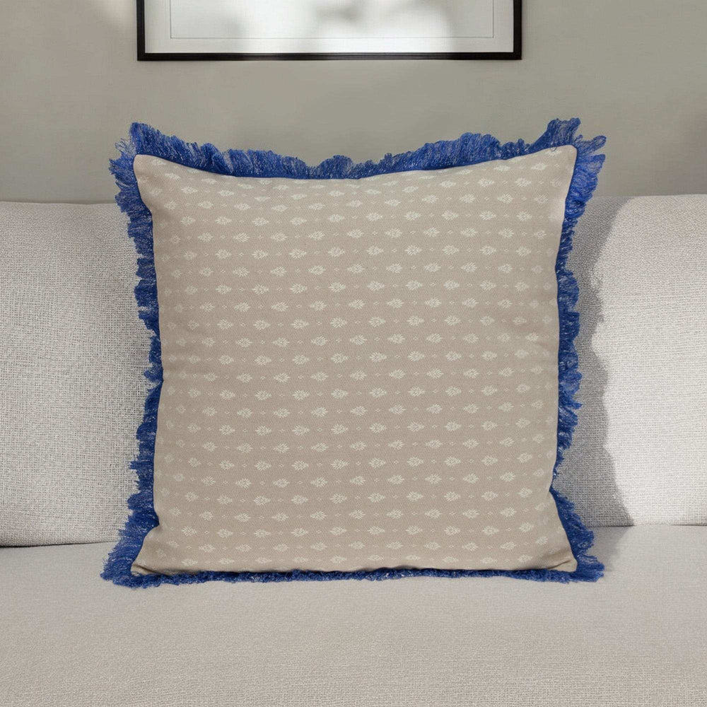 Oyster Beige Throw Pillow - Homeroots - Flyclothing LLC