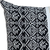 Black And White Modern Throw Pillow - Homeroots - Flyclothing LLC