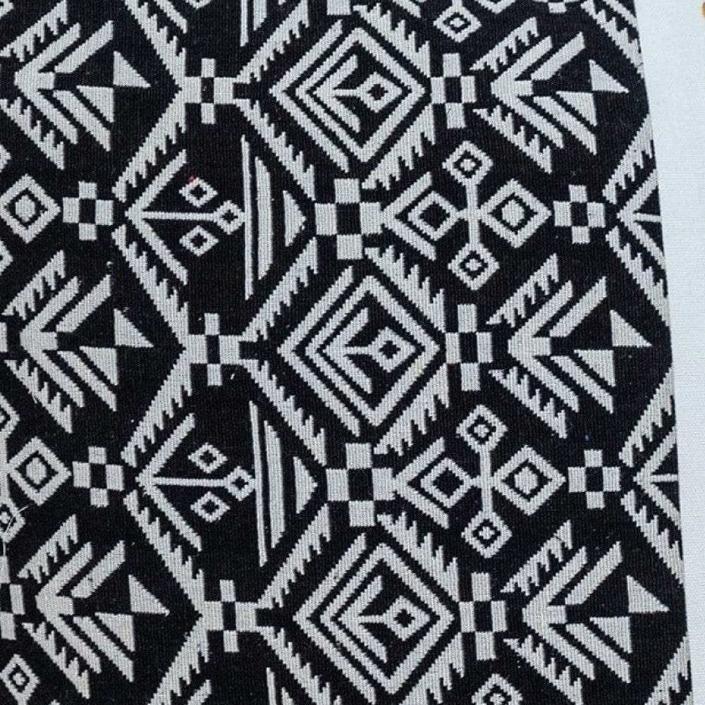 Black And White Modern Throw Pillow - Homeroots - Flyclothing LLC