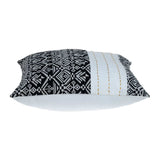 Black And White Modern Throw Pillow - Homeroots - Flyclothing LLC