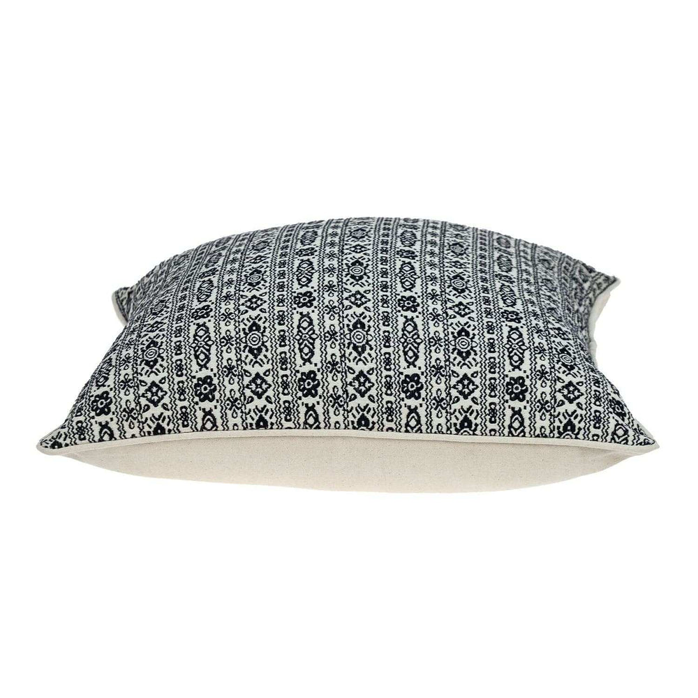 Black And White Vintage Design Throw Pillow - Homeroots - Flyclothing LLC