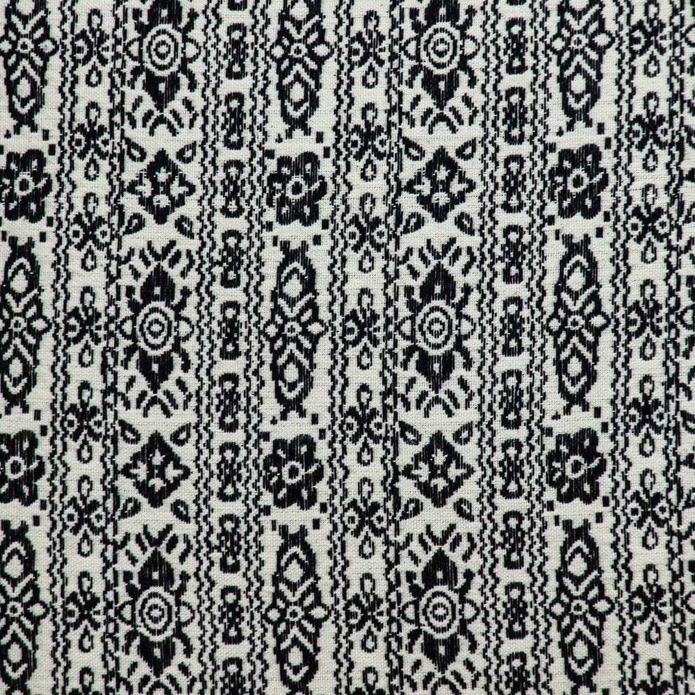 Black And White Vintage Design Throw Pillow - Homeroots - Flyclothing LLC