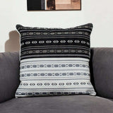 Black And White Abstract Accent Pillow - Homeroots - Flyclothing LLC