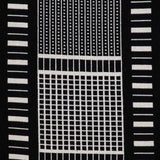 Black And White Abstract Stripes Throw Pillow - Homeroots - Flyclothing LLC