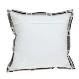 Black And White Abstract Stripes Throw Pillow - Homeroots - Flyclothing LLC