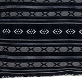 Black And Gray X Pom Throw Pillow - Homeroots - Flyclothing LLC