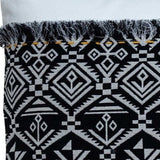 Black And White Patched Throw Pillow - Homeroots - Flyclothing LLC