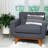 Black And White Patched Throw Pillow - Homeroots - Flyclothing LLC