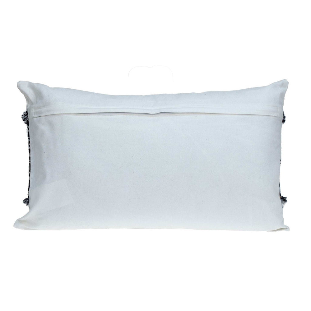 Black And White Patched Throw Pillow - Homeroots - Flyclothing LLC