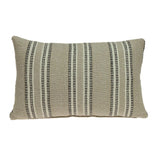 Oatmeal Stripe Weave Lumbar Throw Pillow - Homeroots - Flyclothing LLC