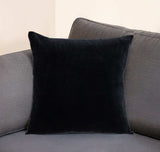 Black Velvet Two Tone Throw Pillow - Homeroots - Flyclothing LLC