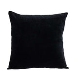 Black Velvet Two Tone Throw Pillow - Homeroots - Flyclothing LLC