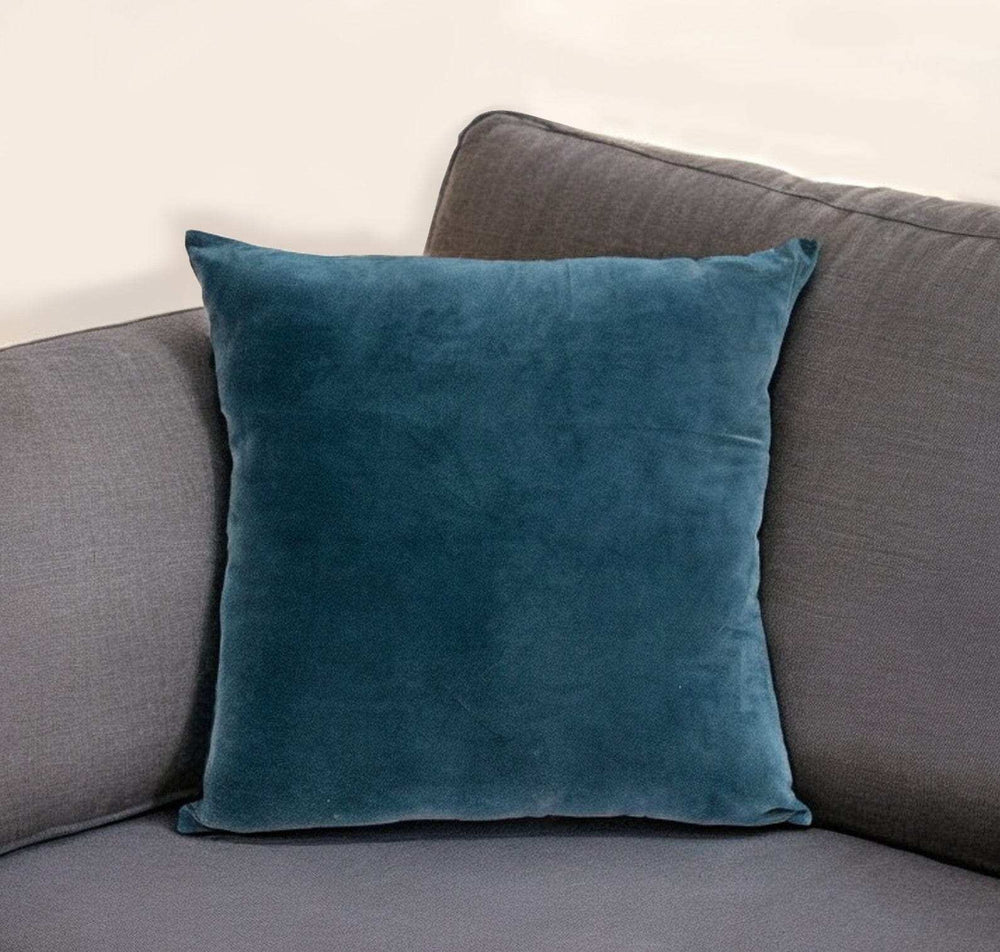 Aqua Teal Two Tone Throw Pillow - Homeroots - Flyclothing LLC