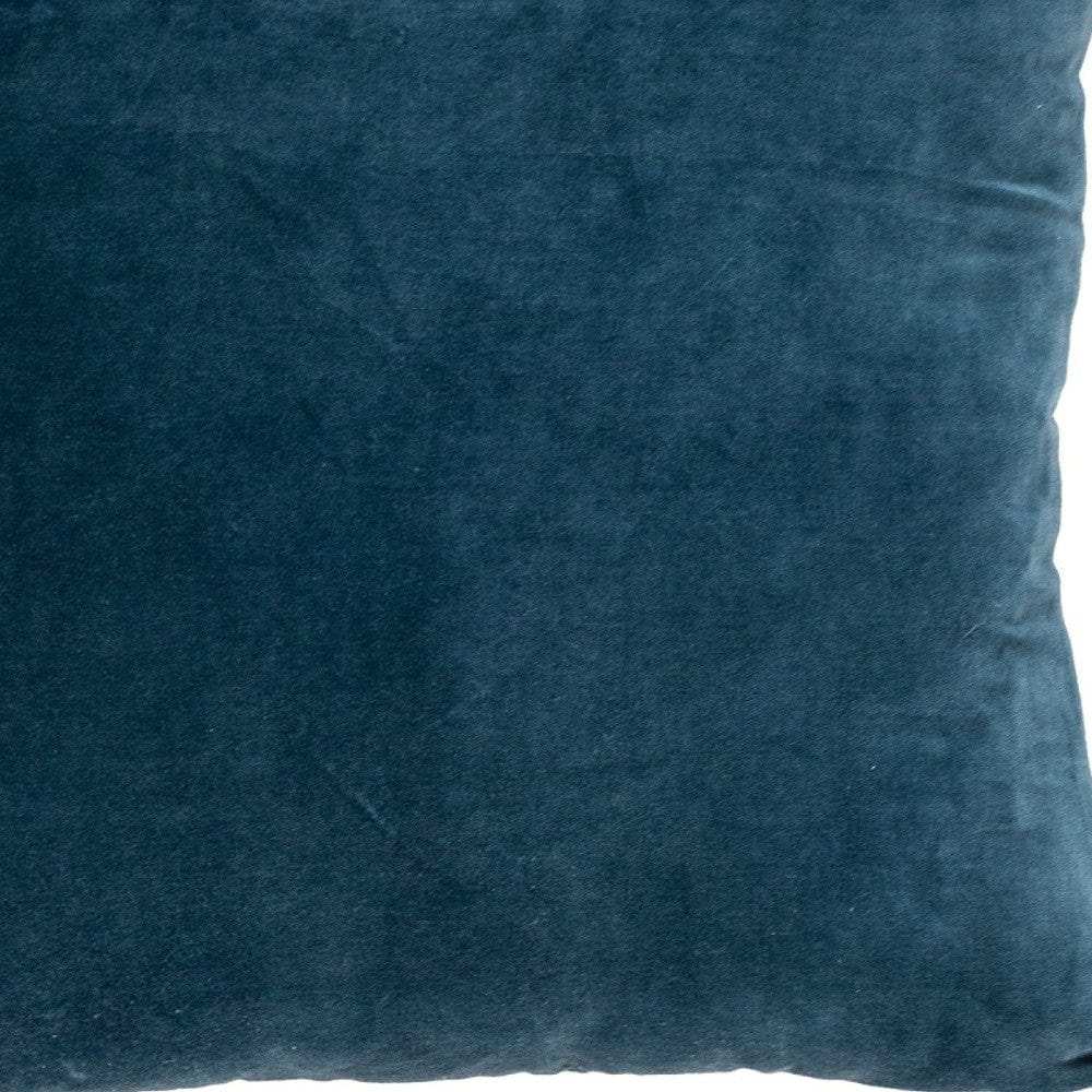 Aqua Teal Two Tone Throw Pillow - Homeroots - Flyclothing LLC