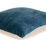 Aqua Teal Two Tone Throw Pillow - Homeroots - Flyclothing LLC