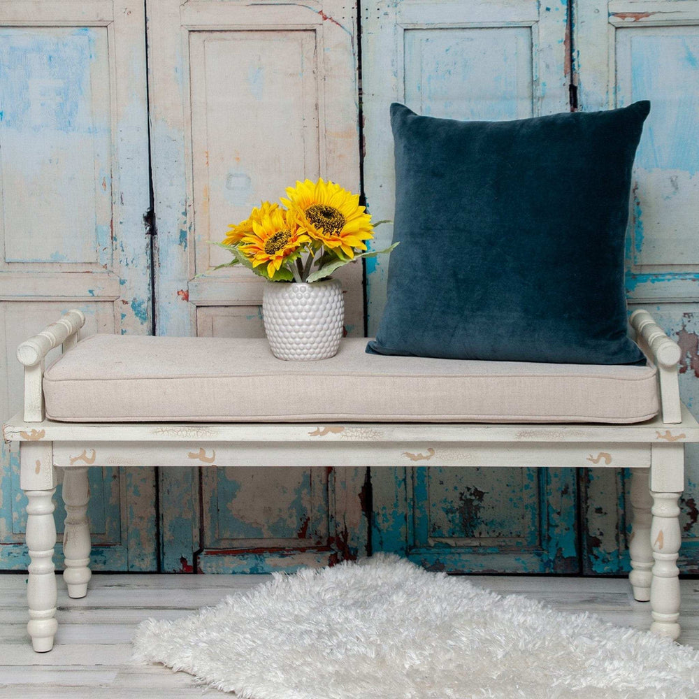 Aqua Teal Two Tone Throw Pillow - Homeroots - Flyclothing LLC