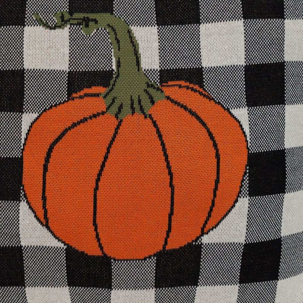 Buffalo Check Pumpkin Throw Pillow - Homeroots - Flyclothing LLC