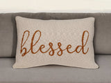 Blessed Carmel Throw Pillow - Homeroots - Flyclothing LLC