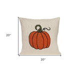 Pumpkin Silhouette Throw Pillow - Homeroots - Flyclothing LLC